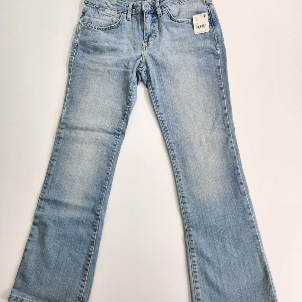 We The Free X Free People Women's Size 27 Ankle  Straight Leg Stretch NWT 01